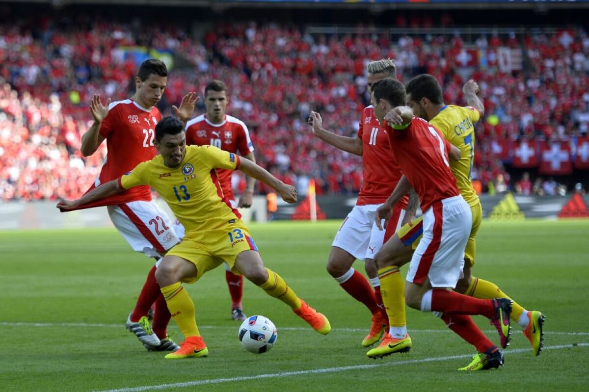 FOTO + VIDEO ROMÂNIA - ELVEȚIA 1-1 » "Tricolorii" obţin primul punct la EURO şi mai speră la calificarea din grupă