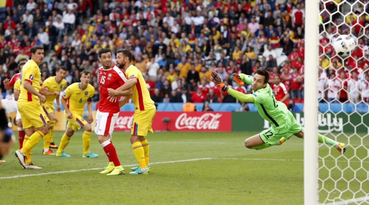 FOTO + VIDEO ROMÂNIA - ELVEȚIA 1-1 » "Tricolorii" obţin primul punct la EURO şi mai speră la calificarea din grupă