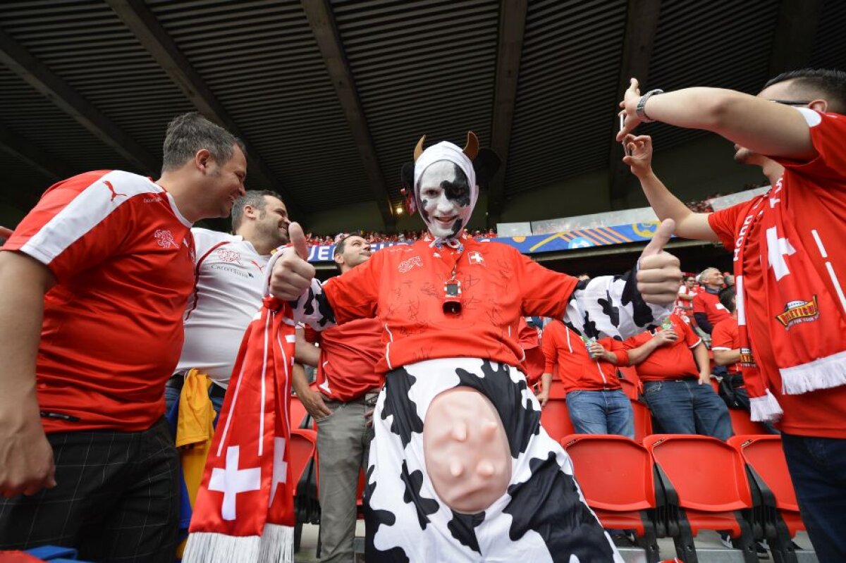 GALERIE FOTO 20 de poze de senzație de la România - Elveția! Primul punct al "tricolorilor" de la EURO în imagini
