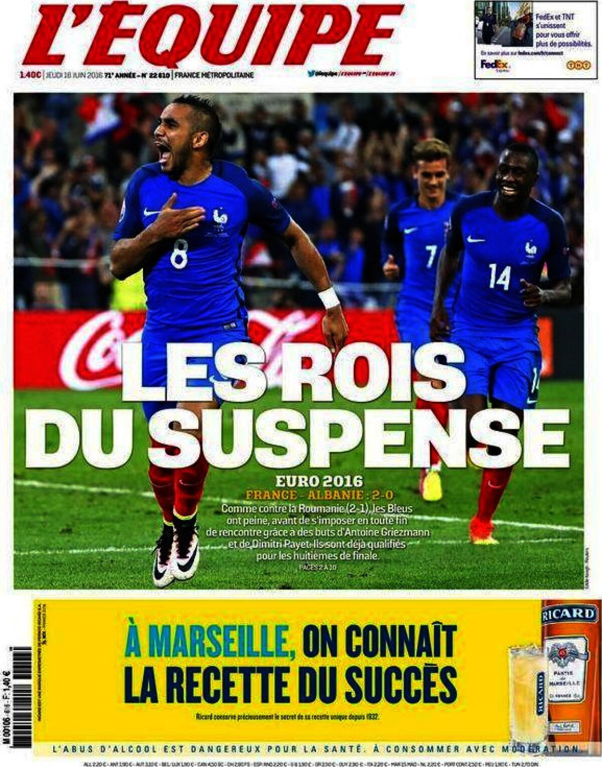 Ce scriu azi ziarele de sport din lume (16 iunie 2016)