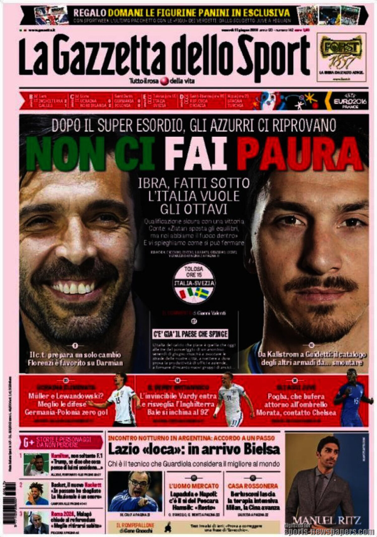 Ce scriu azi ziarele de sport din lume (17 iunie 2016)