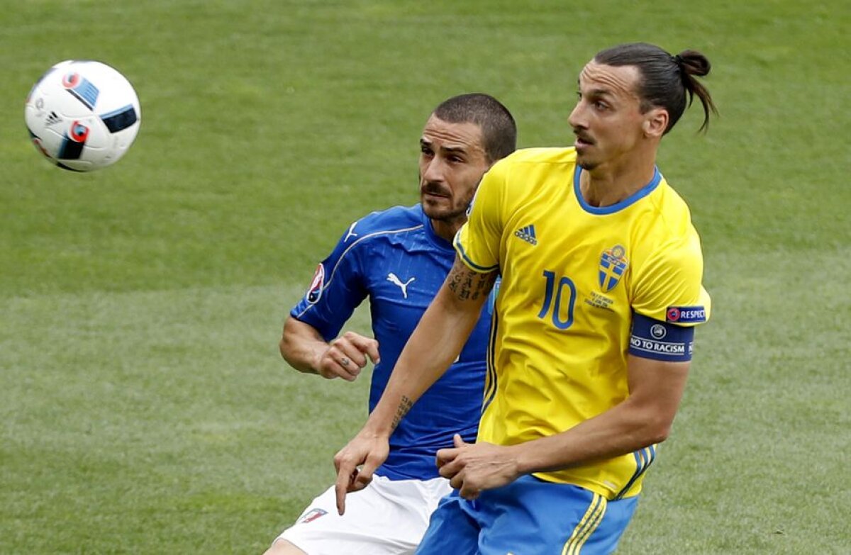 VIDEO + FOTO Italia a devenit a doua echipă calificată din grupe după victoria cu Suedia, scor 1-0
