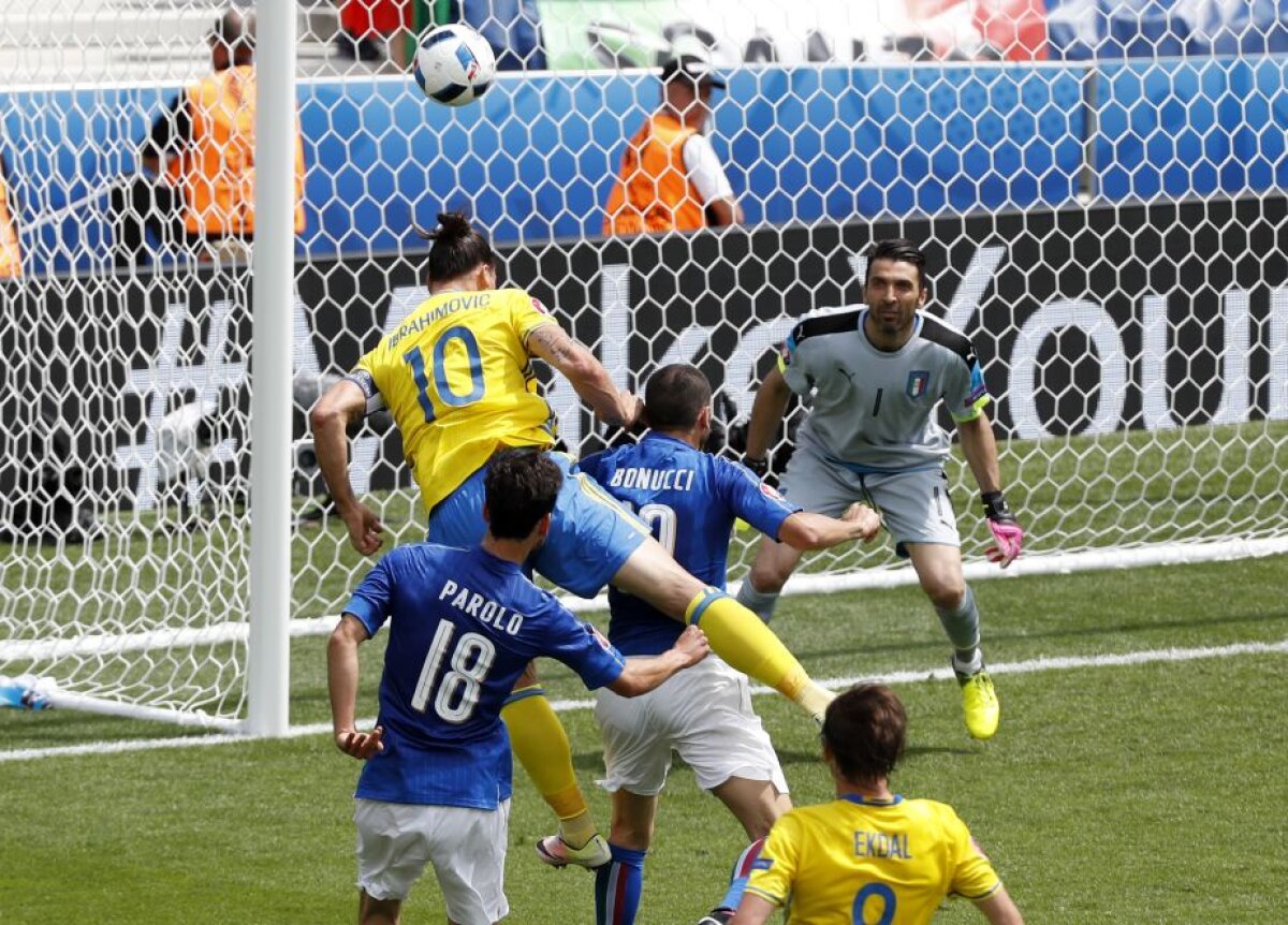 VIDEO + FOTO Italia a devenit a doua echipă calificată din grupe după victoria cu Suedia, scor 1-0