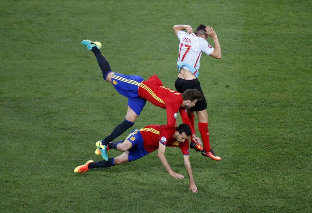 VIDEO+FOTO Evoluție entuziasmantă! Spania nu i-a dat nicio șansă Turciei, scor 3-0, și s-a calificat în "optimi"