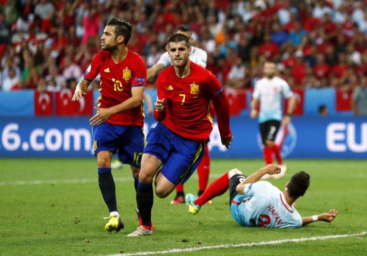 VIDEO+FOTO Evoluție entuziasmantă! Spania nu i-a dat nicio șansă Turciei, scor 3-0, și s-a calificat în "optimi"