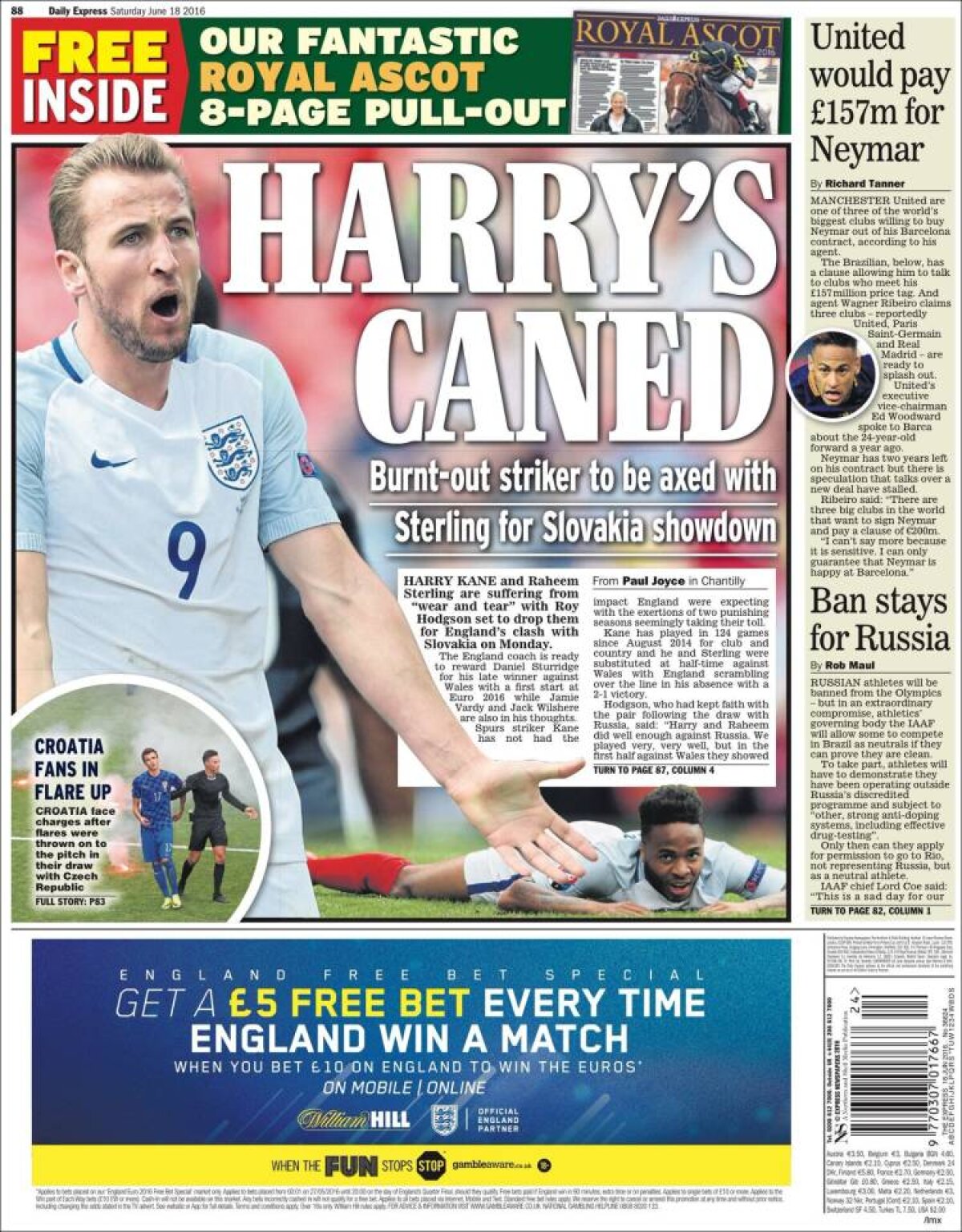 Ce scriu azi ziarele de sport din lume (18 iunie 2016)