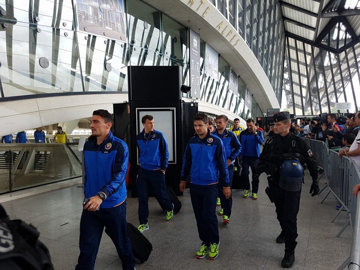 GALERIE FOTO + VIDEO Delegația României a călătorit de la Paris la Lyon cu TGV-ul » "Tricolorii" vor avea azi antrenamentul oficial