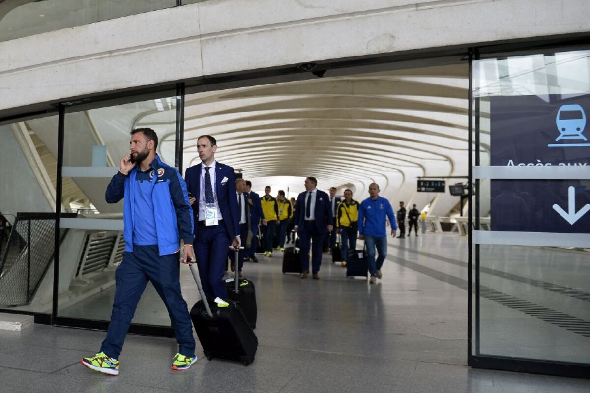 GALERIE FOTO + VIDEO Delegația României a călătorit de la Paris la Lyon cu TGV-ul » "Tricolorii" vor avea azi antrenamentul oficial