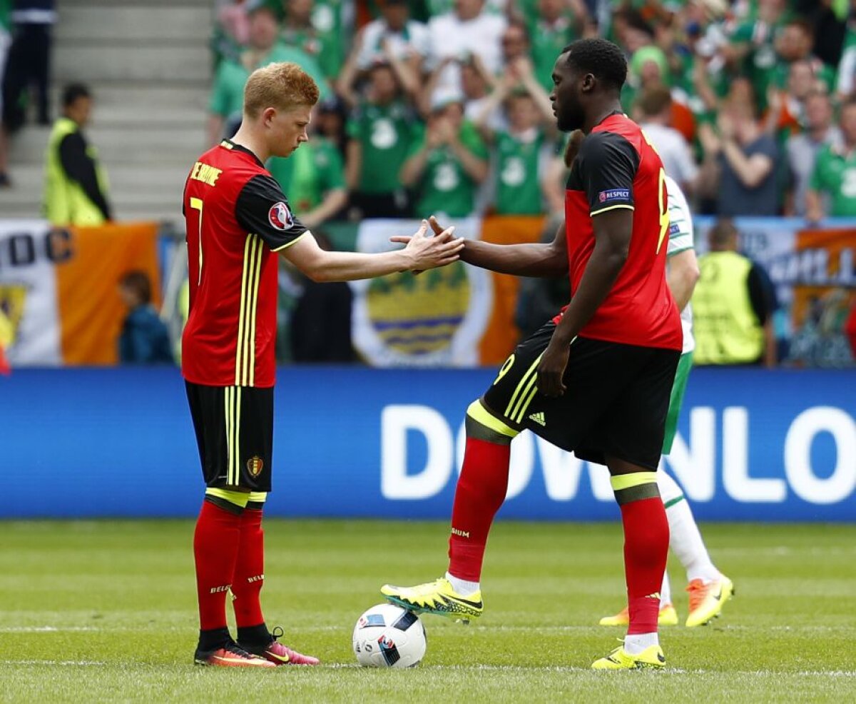 VIDEO + FOTO Și-au revenit "diavolii"! Belgia a băgat spaima în Irlanda și a făcut scor azi, în Grupa E la EURO