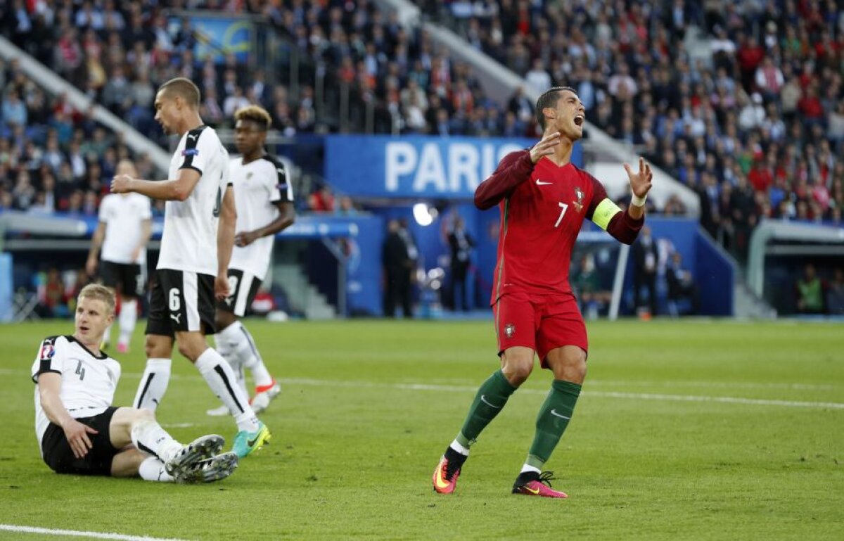VIDEO+FOTO Cristiano, piază rea! Ronaldo a privat Portugalia de o victorie cu Austria ratând din toate pozițiile, inclusiv din penalty