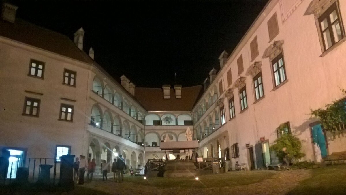 CORESPONDENŢĂ DIN SLOVENIA »  VIDEO + FOTO Un loc deosebit lângă cantonamentul Stelei » Castel, armuri, viori şi măşti populare