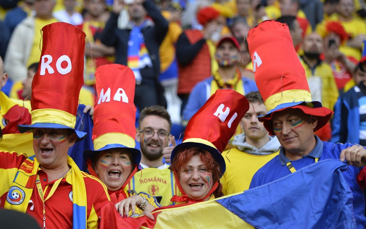 FOTO Stade de Roumanie » Fanii români au făcut spectacol şi pe Stade des Lumieres