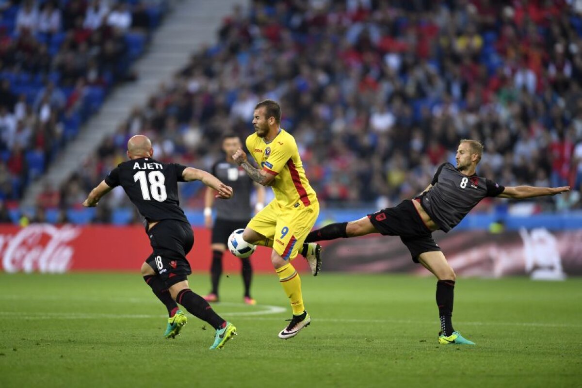 VIDEO + FOTO România - Albania 0-1 » DEZASTRU pentru fotbalul românesc! "Tricolorii" sunt eliminaţi ruşinos de la EURO, cu un singur punct