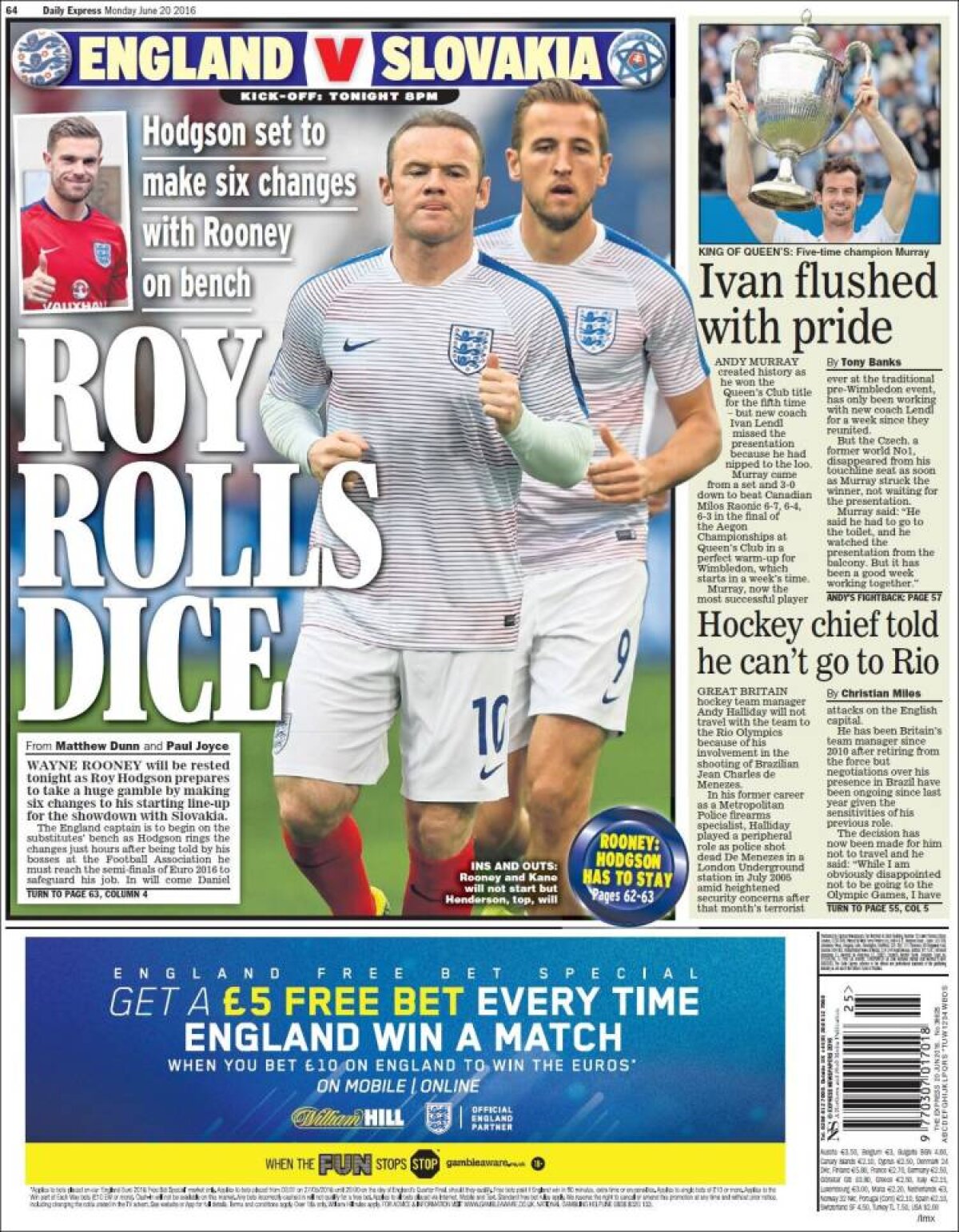 Ce scriu azi ziarele de sport din lume (20 iunie 2016)