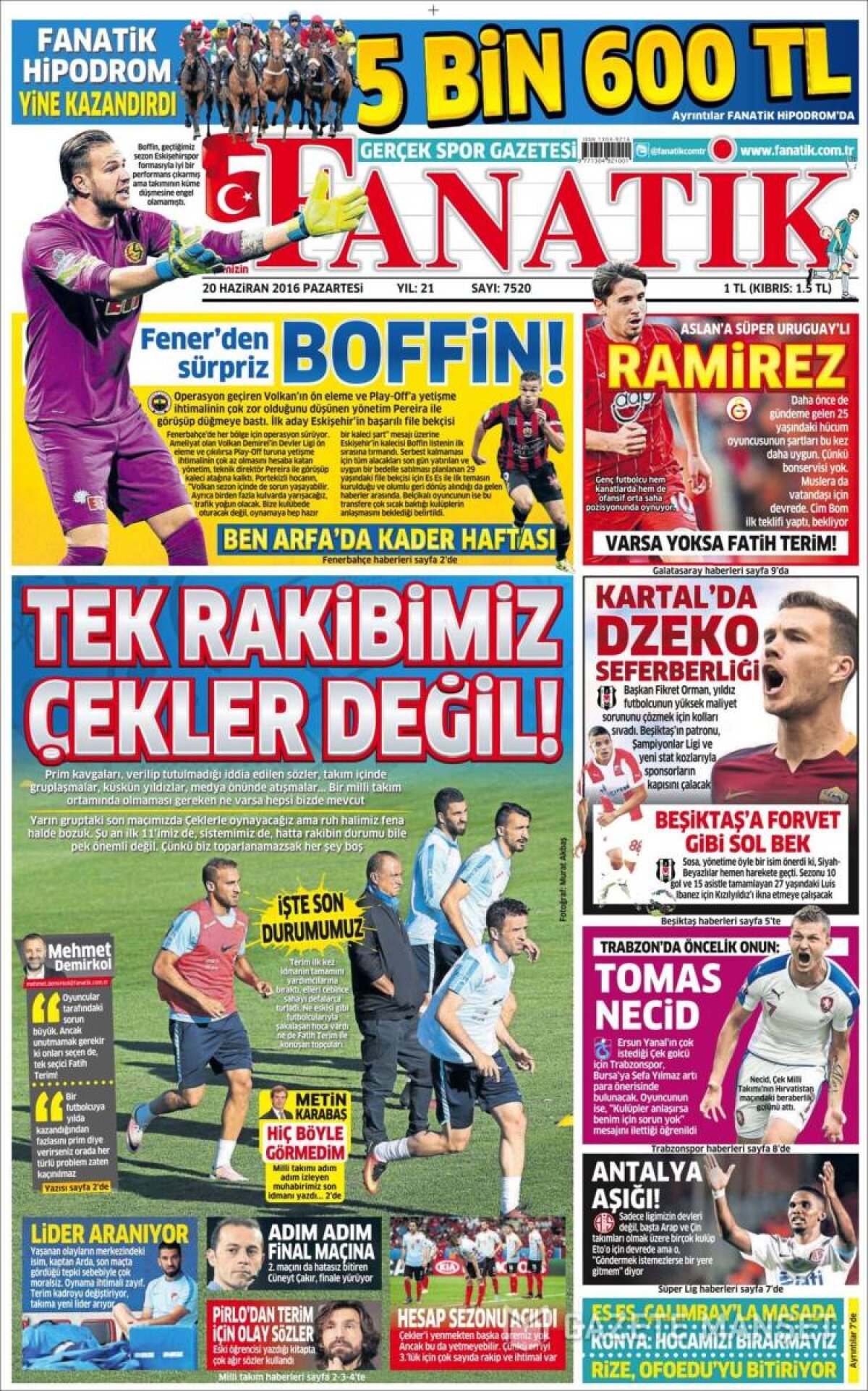 Ce scriu azi ziarele de sport din lume (20 iunie 2016)