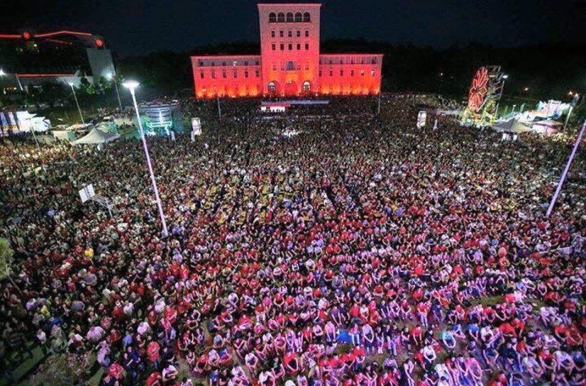 VIDEO + FOTO Atmosferă incendiară la Tirana » Cum au sărbătorit albanezii victoria cu România, prima de la un EURO