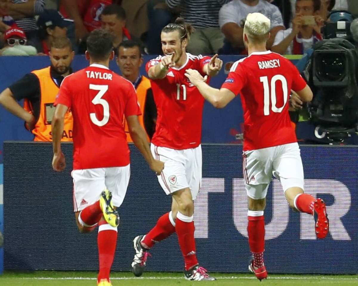 VIDEO+FOTO » Țara Galilor merge mai departe în "optimile" EURO alături de Anglia »  Rusia rămâne acasă, după ce a fost umilită de Bale&Co.