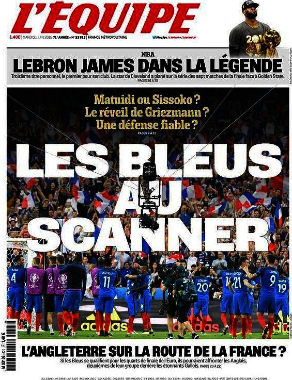 Ce scriu azi ziarele de sport din lume (21 iunie 2016)