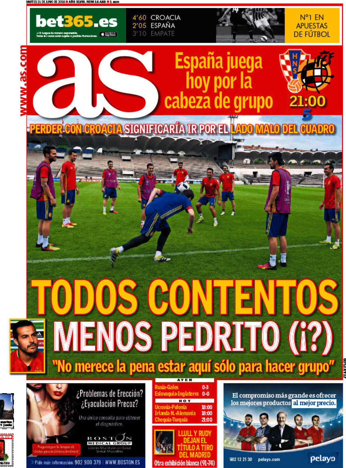 Ce scriu azi ziarele de sport din lume (21 iunie 2016)