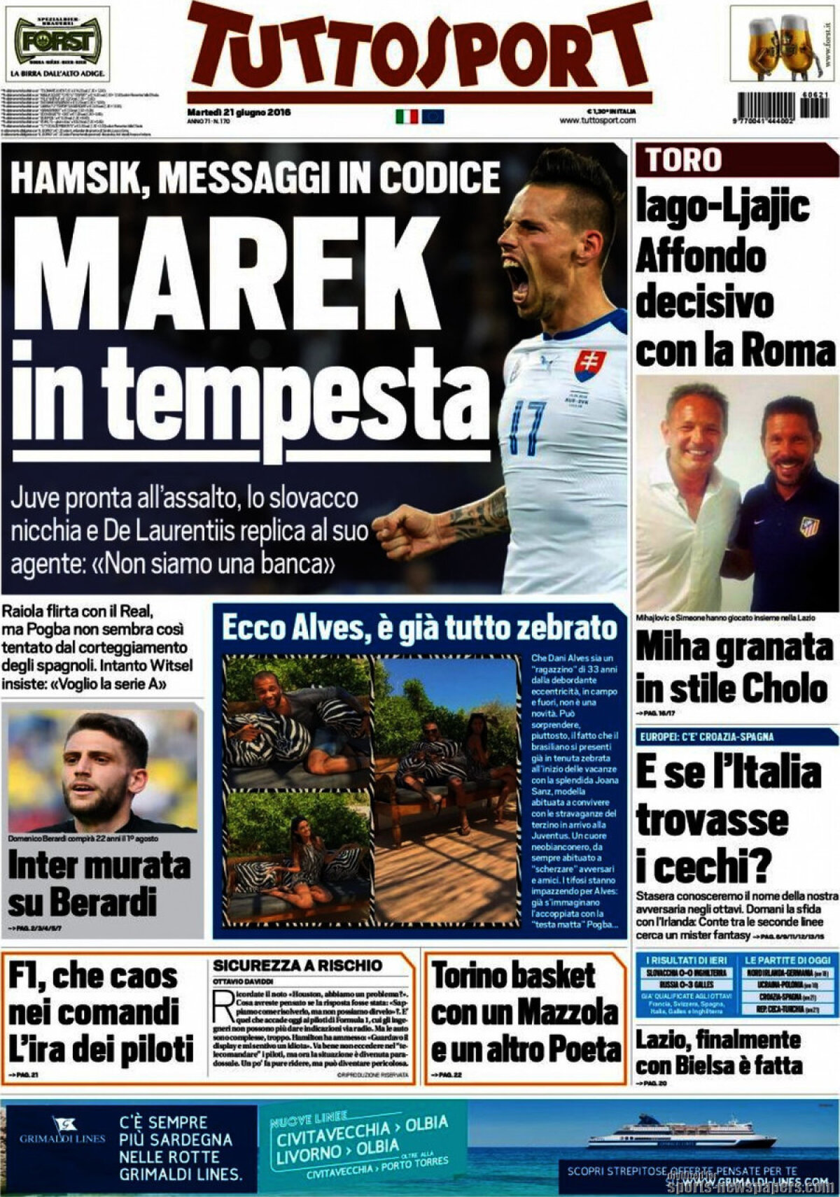 Ce scriu azi ziarele de sport din lume (21 iunie 2016)