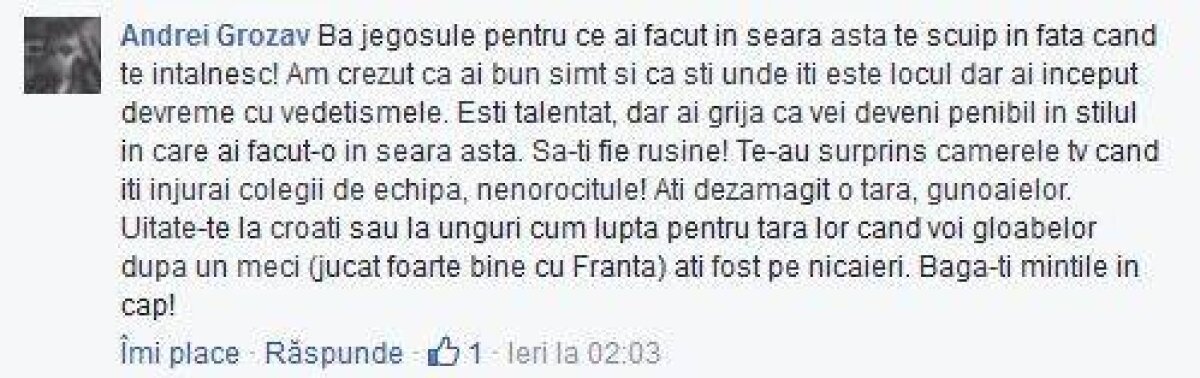 Nicușor Stanciu n-a mai suportat și a răbufnit pe Facebook: "Consideră-te norocos că ți-am răspuns, deși nu meriți"