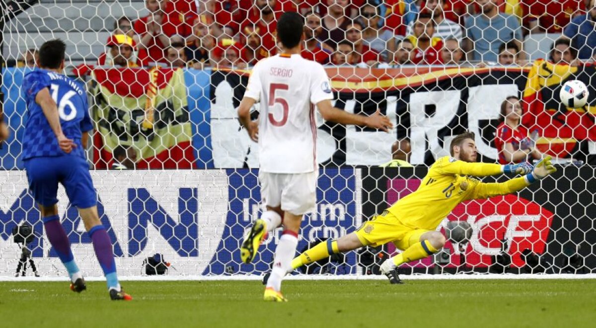 VIDEO + FOTO ŞOC la EURO 2016 » Spania pierde în faţa Croaţiei, 1-2! Ibericii vor juca în optimi cu Italia