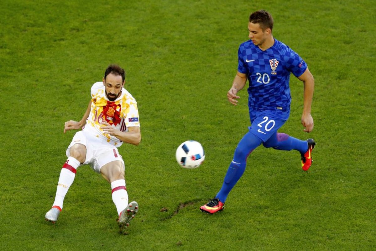 VIDEO + FOTO ŞOC la EURO 2016 » Spania pierde în faţa Croaţiei, 1-2! Ibericii vor juca în optimi cu Italia