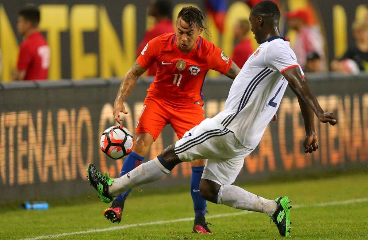 VIDEO + FOTO S-a stabilit finala Copa America » Semifinala Columbia - Chile s-a decis în 4 minute