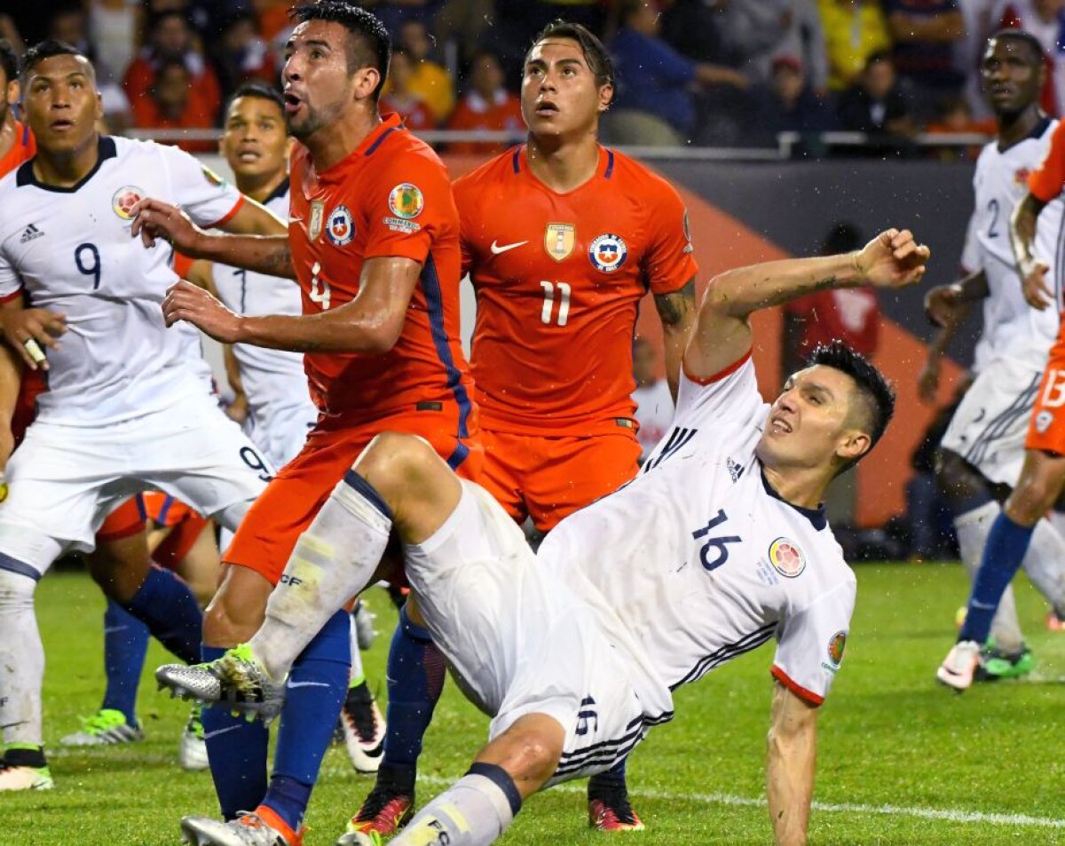 VIDEO + FOTO S-a stabilit finala Copa America » Semifinala Columbia - Chile s-a decis în 4 minute