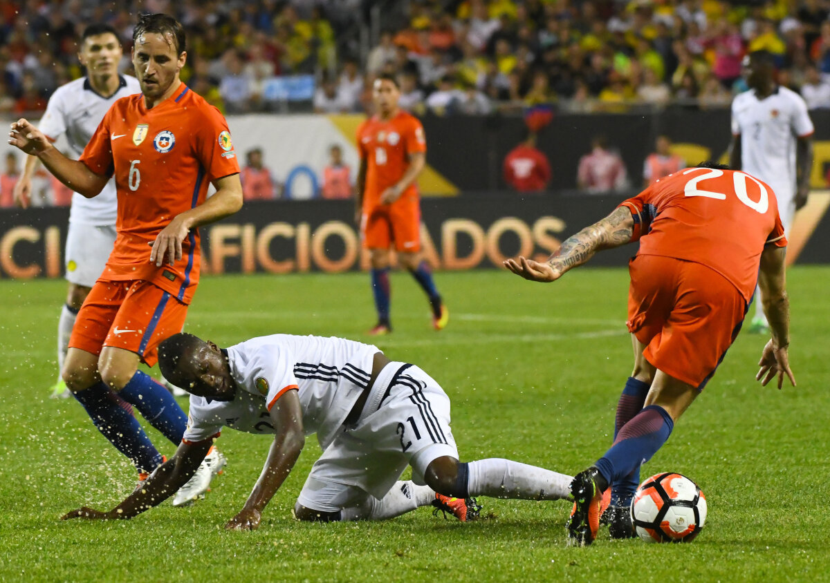 VIDEO + FOTO S-a stabilit finala Copa America » Semifinala Columbia - Chile s-a decis în 4 minute