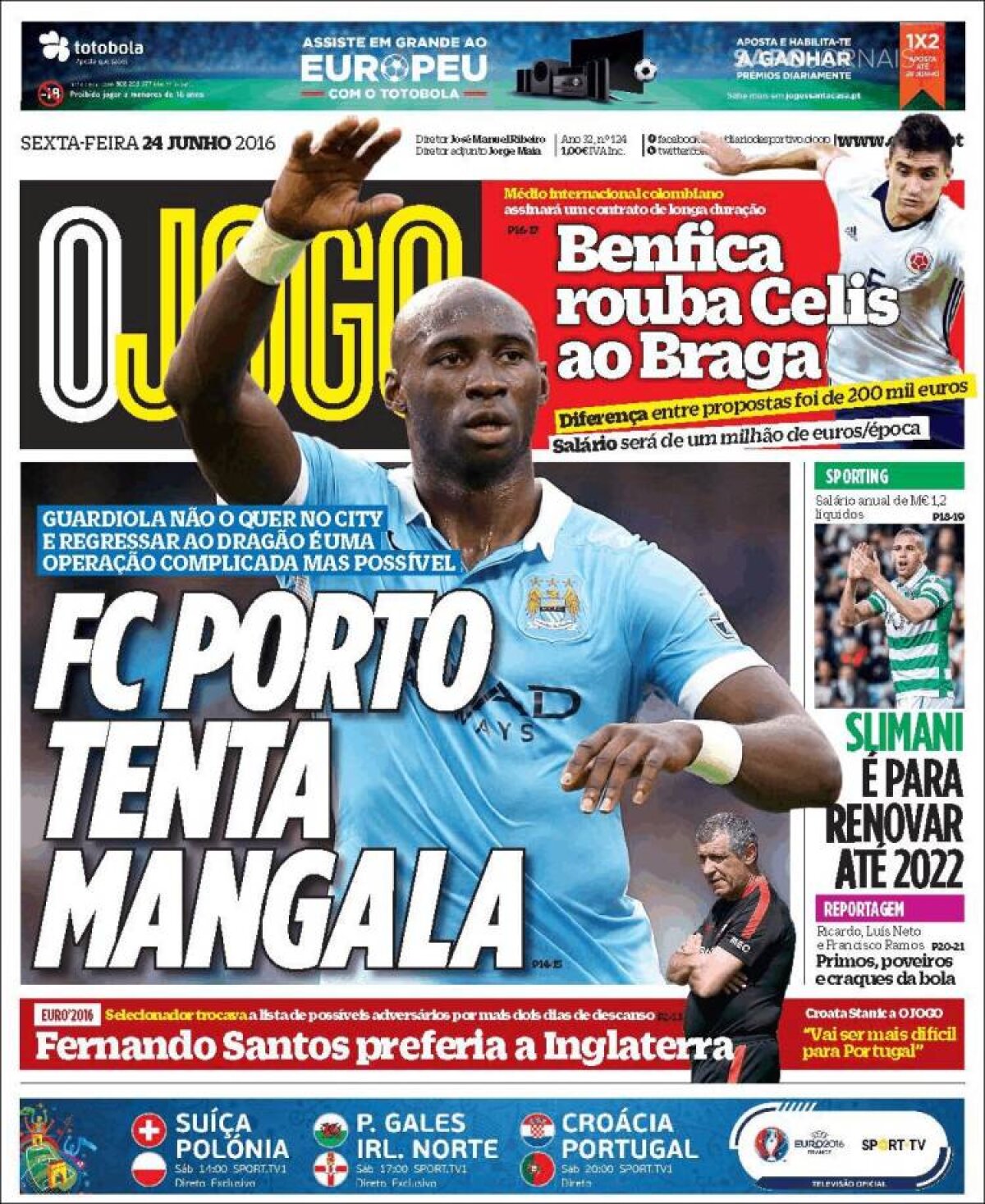 Ce scriu azi ziarele de sport din lume (24 iunie 2016)