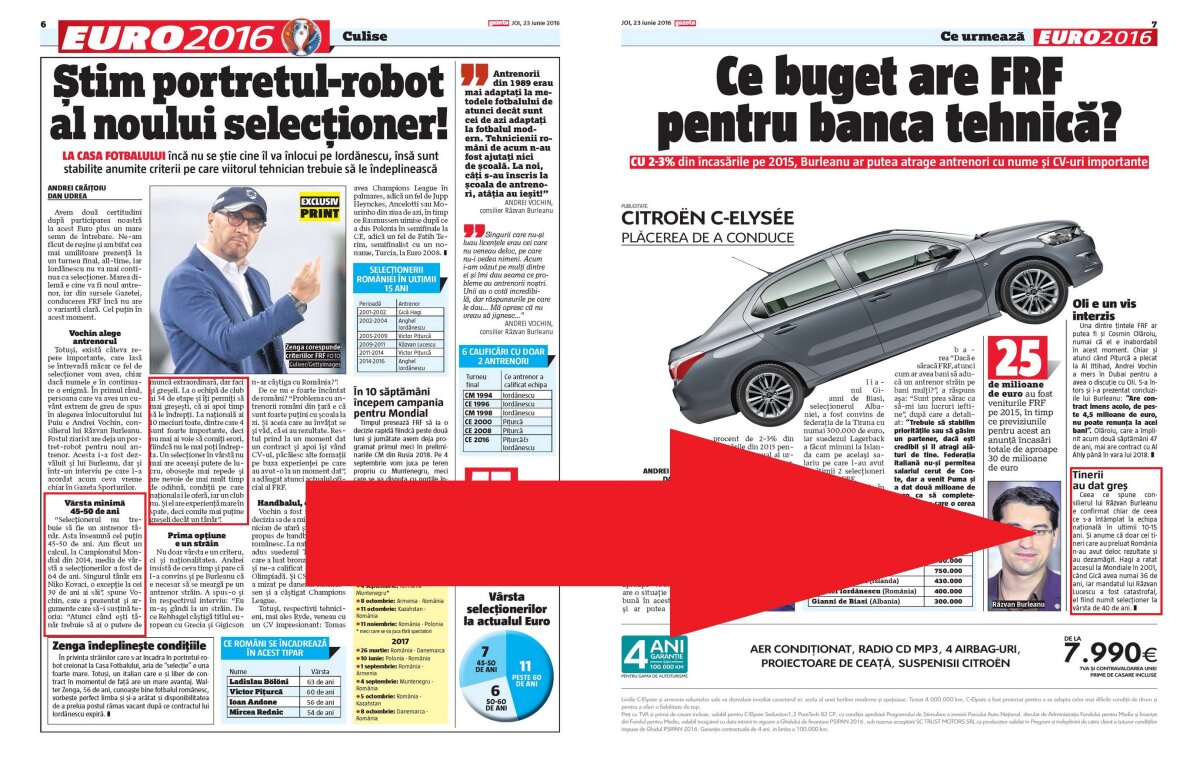 Răspuns dur al lui Gică Hagi pentru Răzvan Burleanu și Andrei Vochin: "Felicitări! V-ați făcut de rușine la EURO" 