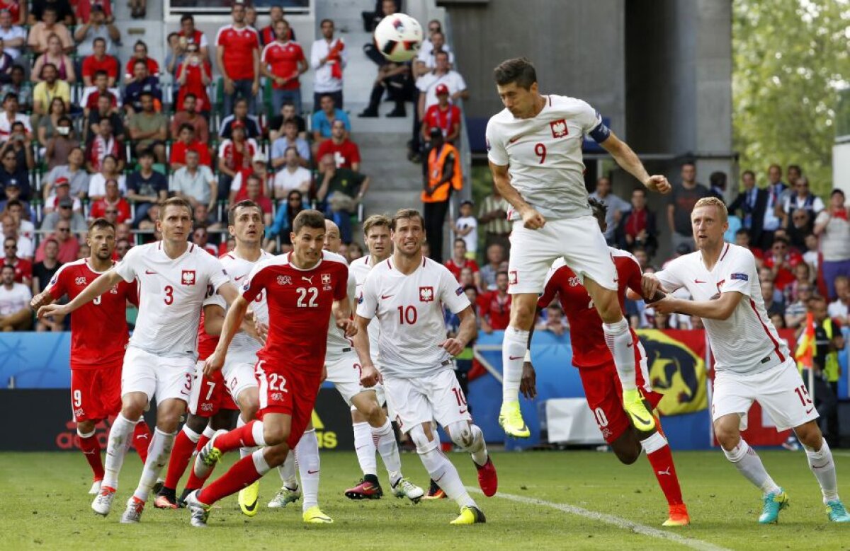 VIDEO+FOTO Polonia, prima echipă calificată în "sferturi" la EURO! Elveția, eliminată la penalty-uri