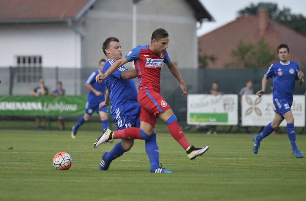 FOTO Fotbal-picnic » Steaua s-a distrat aseară cu nevinovaţii de la Turnisce, 7-0. Nou-veniţii au dat recital cu nişte adversari jaloane