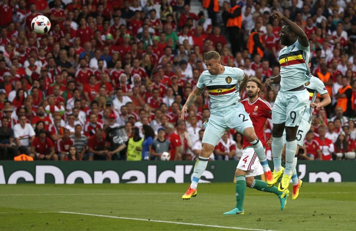 FOTO ȘI VIDEO » Ploaie de goluri în poarta Ungariei! Belgia se califică în "sferturi", unde va întâlni Țara Galilor