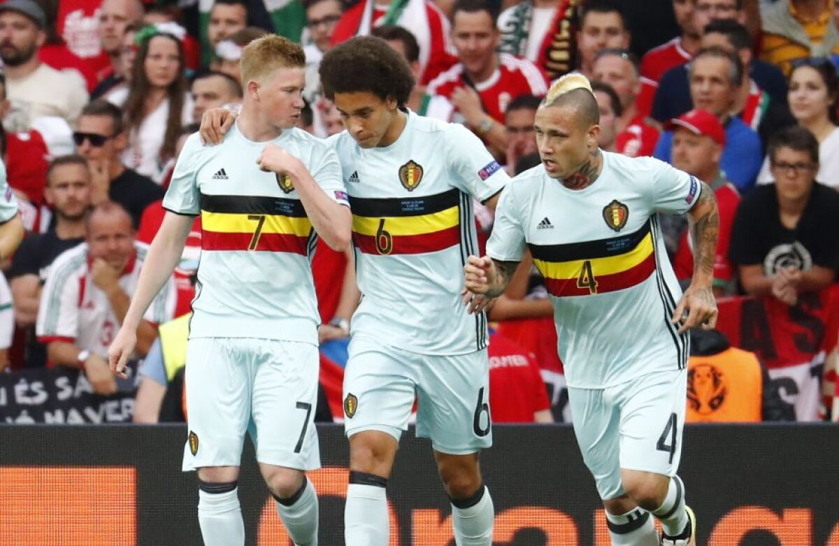 FOTO ȘI VIDEO » Ploaie de goluri în poarta Ungariei! Belgia se califică în "sferturi", unde va întâlni Țara Galilor
