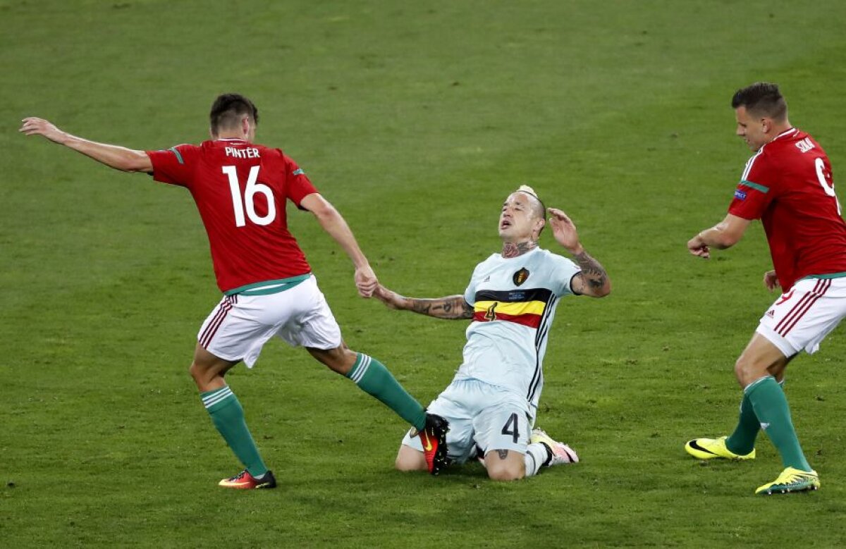 FOTO ȘI VIDEO » Ploaie de goluri în poarta Ungariei! Belgia se califică în "sferturi", unde va întâlni Țara Galilor