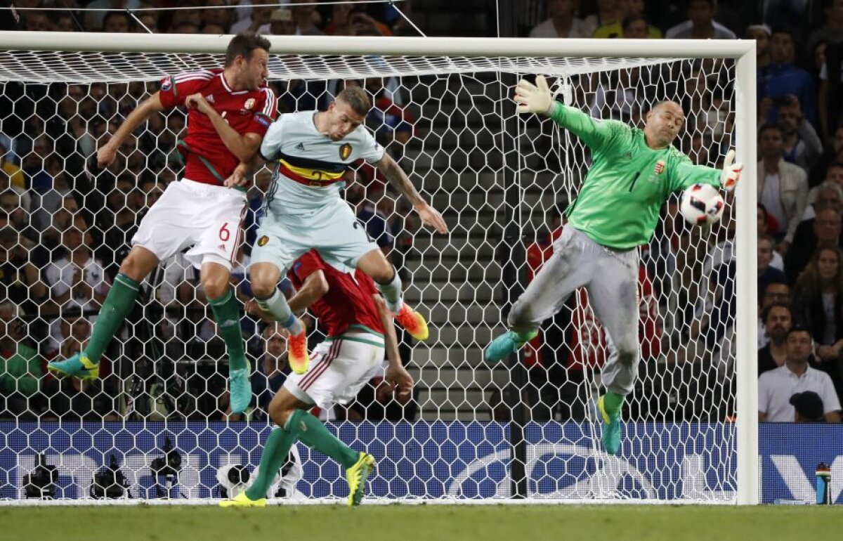 FOTO ȘI VIDEO » Ploaie de goluri în poarta Ungariei! Belgia se califică în "sferturi", unde va întâlni Țara Galilor