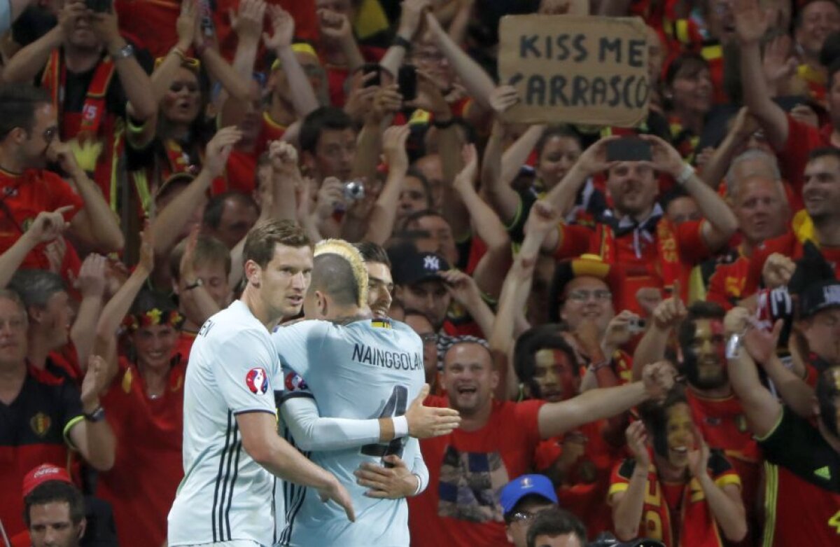 FOTO ȘI VIDEO » Ploaie de goluri în poarta Ungariei! Belgia se califică în "sferturi", unde va întâlni Țara Galilor