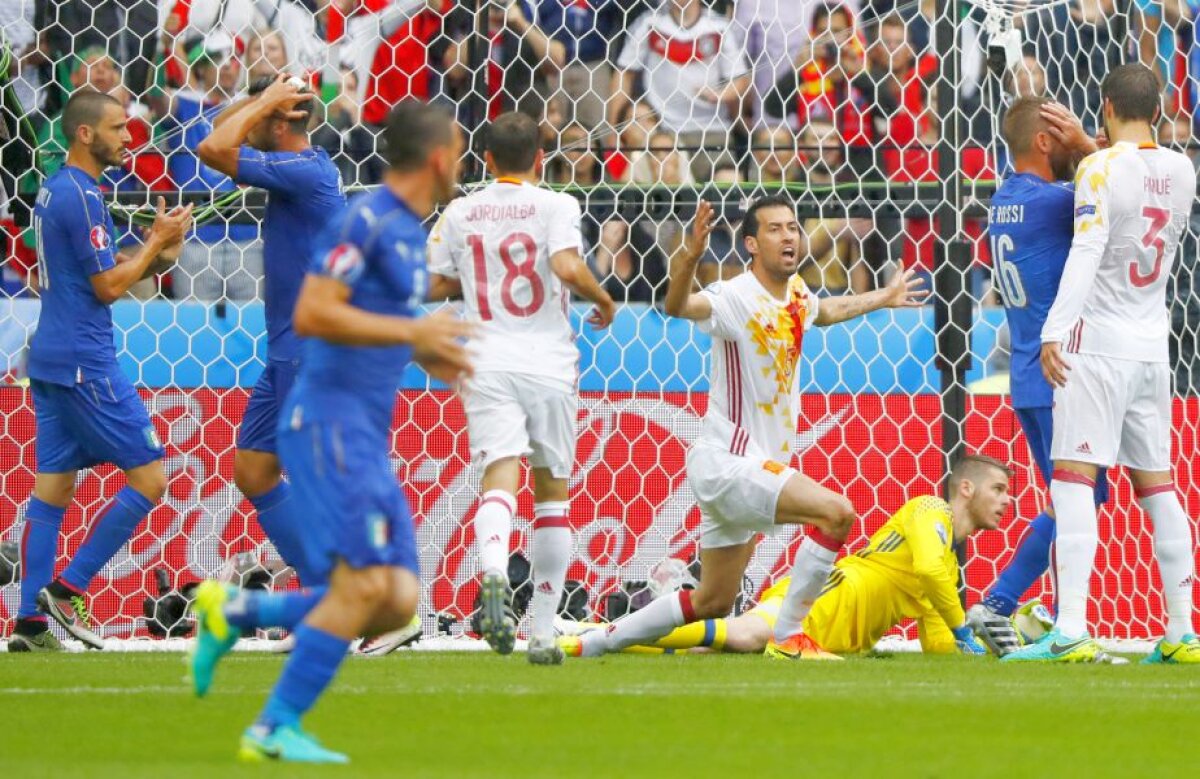 VIDEO+FOTO » Italia a trimis Spania acasă după 2-0 și joacă în "sferturi" cu Germania