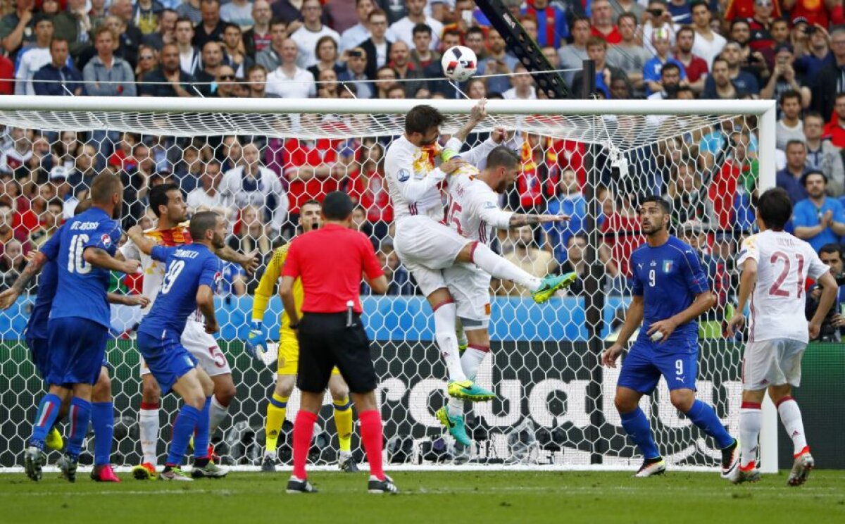 VIDEO+FOTO » Italia a trimis Spania acasă după 2-0 și joacă în "sferturi" cu Germania