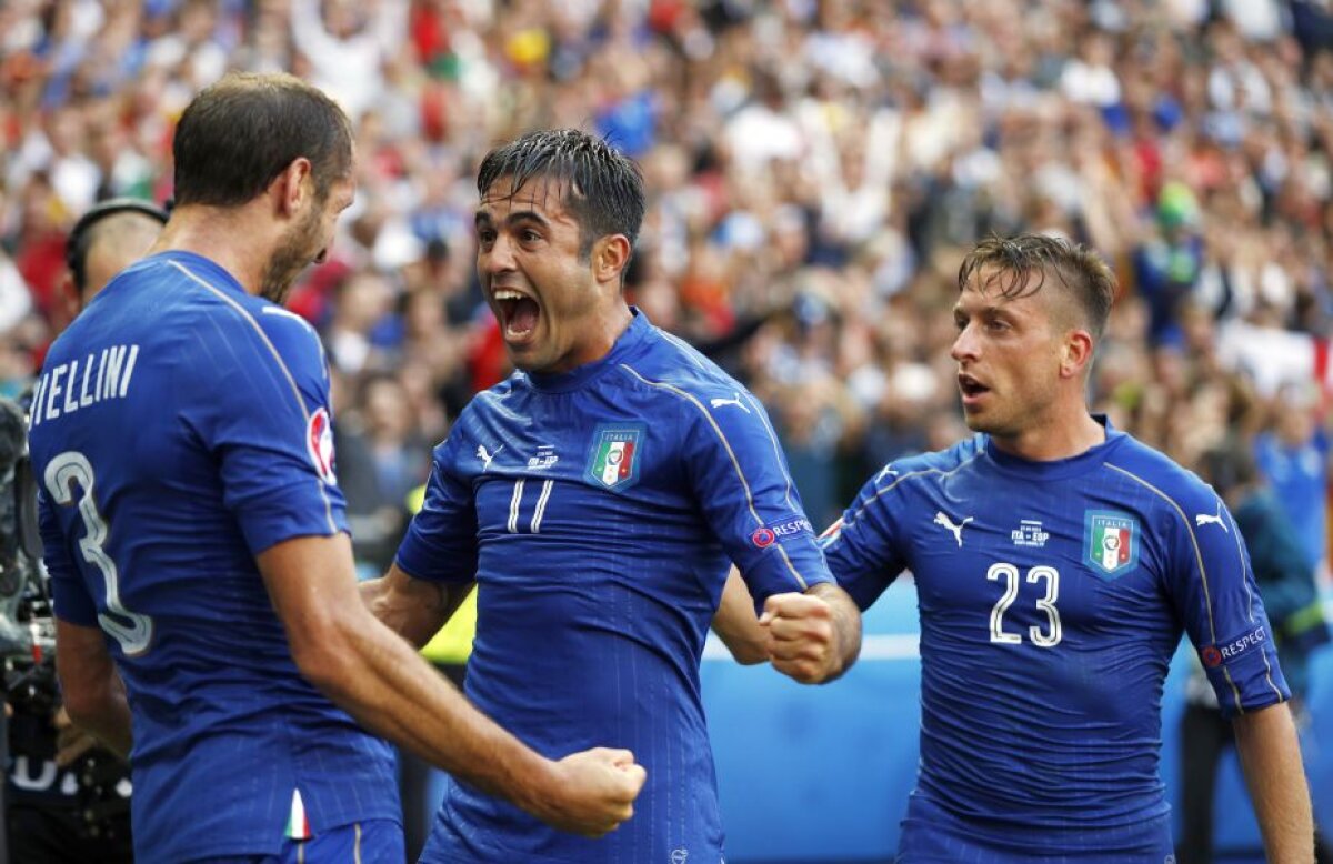 VIDEO+FOTO » Italia a trimis Spania acasă după 2-0 și joacă în "sferturi" cu Germania