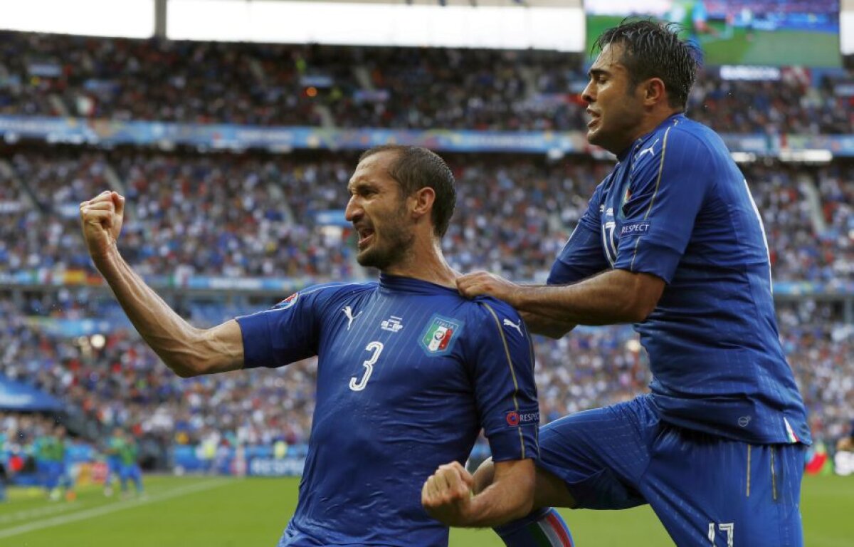 VIDEO+FOTO » Italia a trimis Spania acasă după 2-0 și joacă în "sferturi" cu Germania