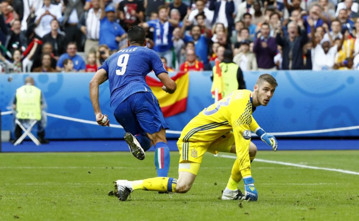 VIDEO+FOTO » Italia a trimis Spania acasă după 2-0 și joacă în "sferturi" cu Germania