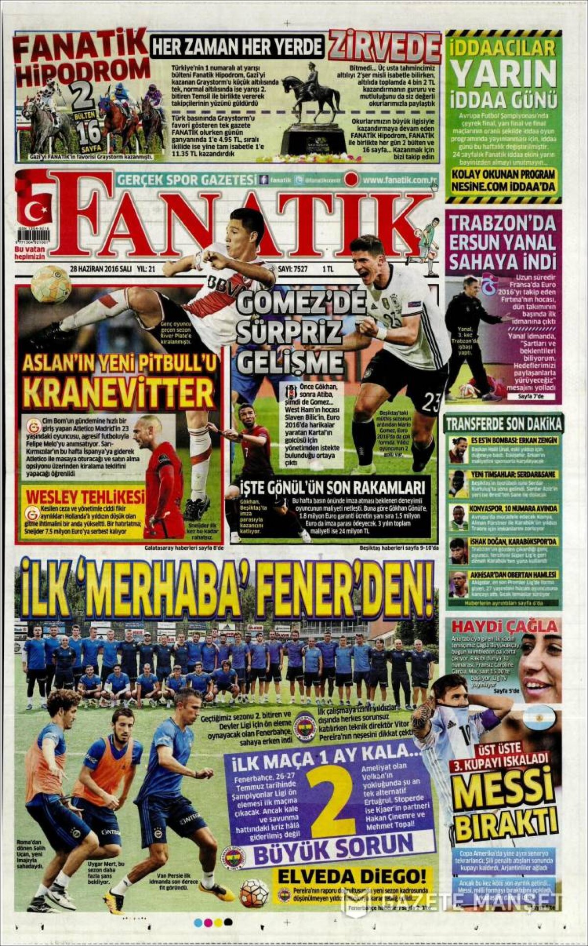 Ce scriu azi ziarele de sport din lume (28 iunie 2016)