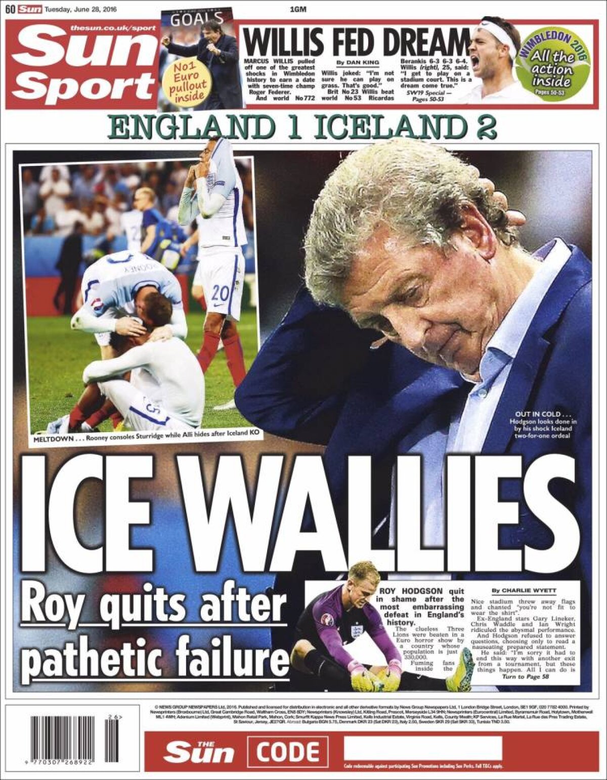 Ce scriu azi ziarele de sport din lume (28 iunie 2016)