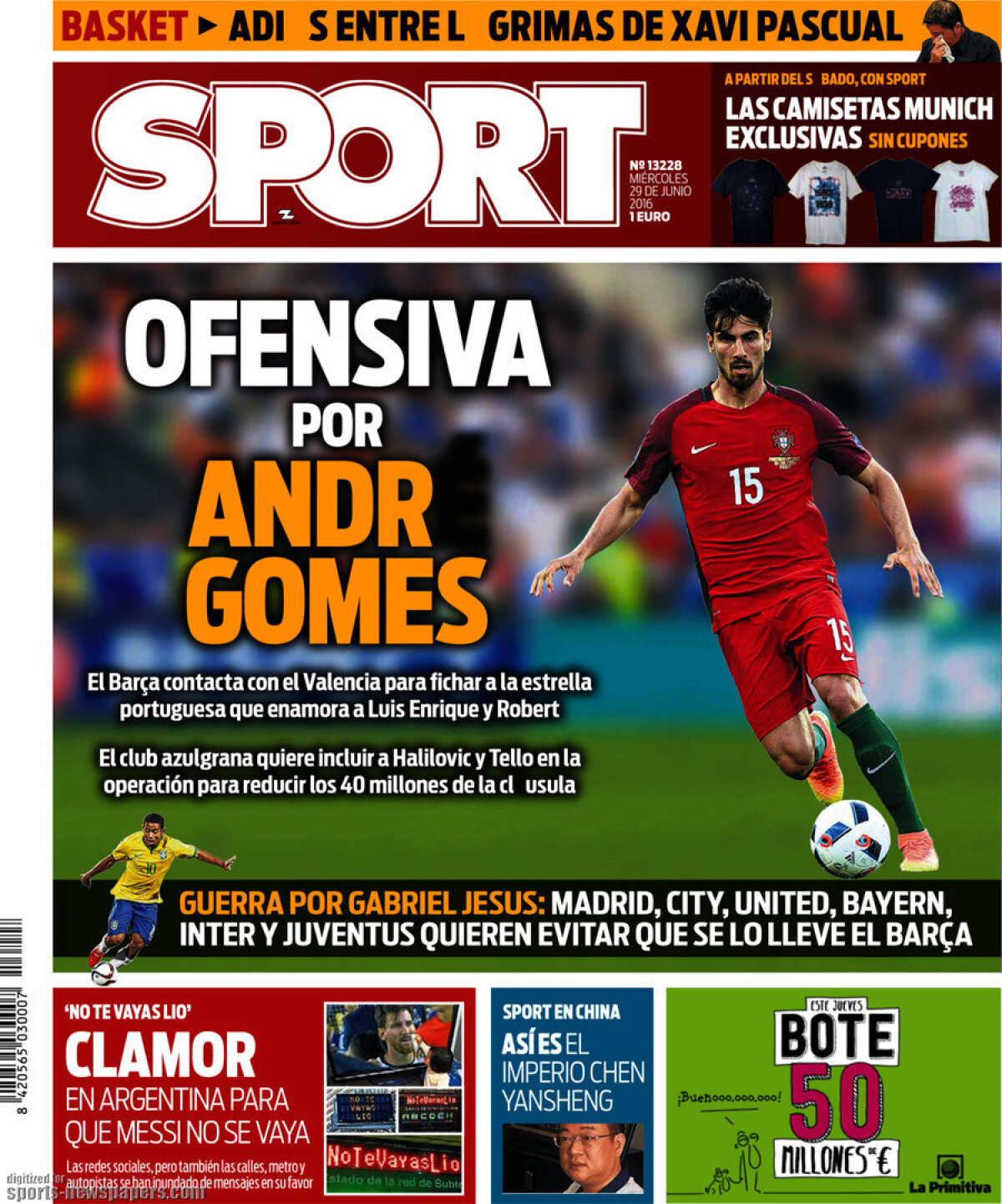 Ce scriu azi ziarele de sport din lume (29 iunie 2016)