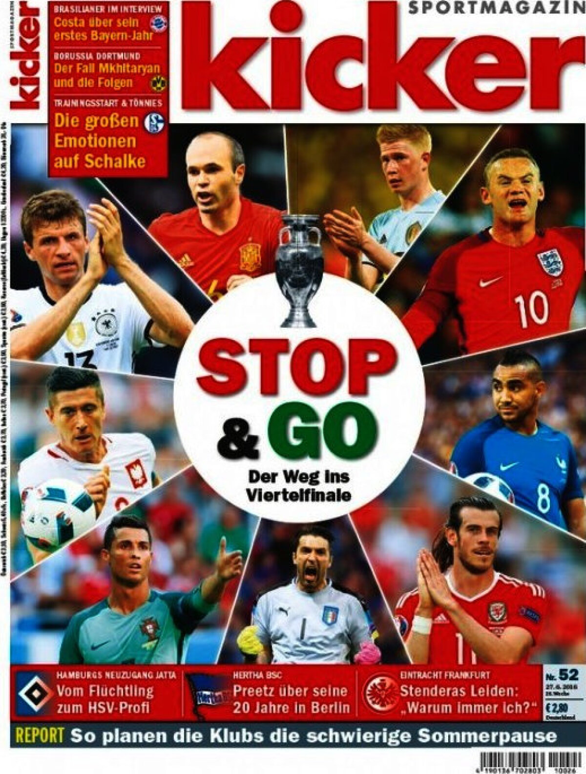 Ce scriu azi ziarele de sport din lume (30 iunie 2016)