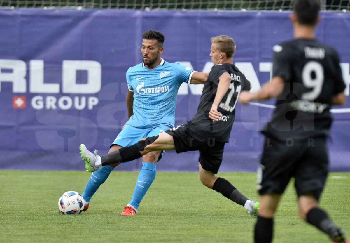 FOTO Oltenii l-au bătut pe Lucescu! CS U Craiova a câștigat amicalul cu Zenit! Antrenorul român s-a enervat pe marginea terenului