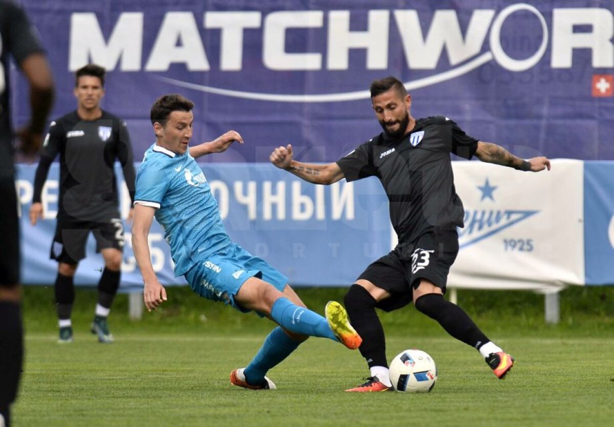 FOTO Oltenii l-au bătut pe Lucescu! CS U Craiova a câștigat amicalul cu Zenit! Antrenorul român s-a enervat pe marginea terenului